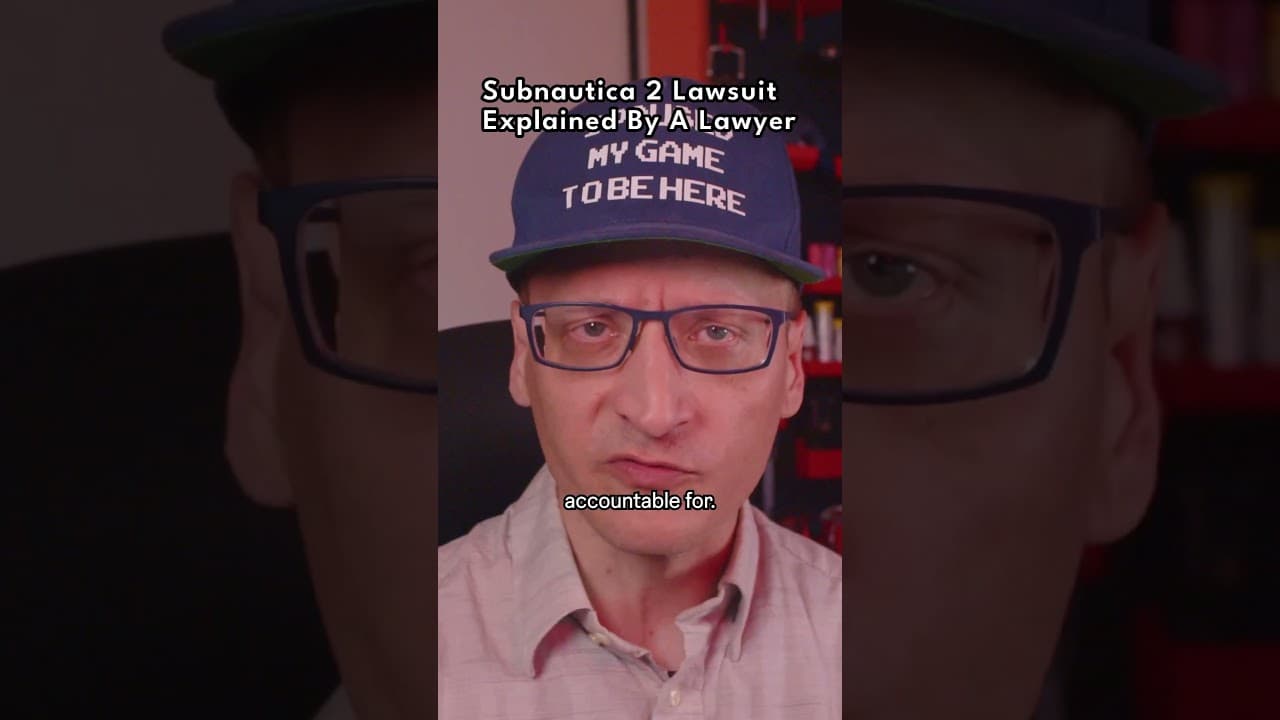 CEO Steals Company with ChatGPT - Subnautica 2 Lawsuit Explained by a Lawyer