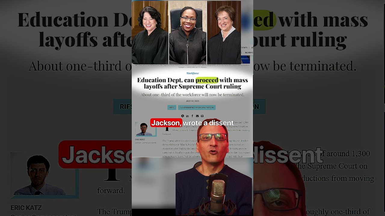 Trump's Department of Education Cuts